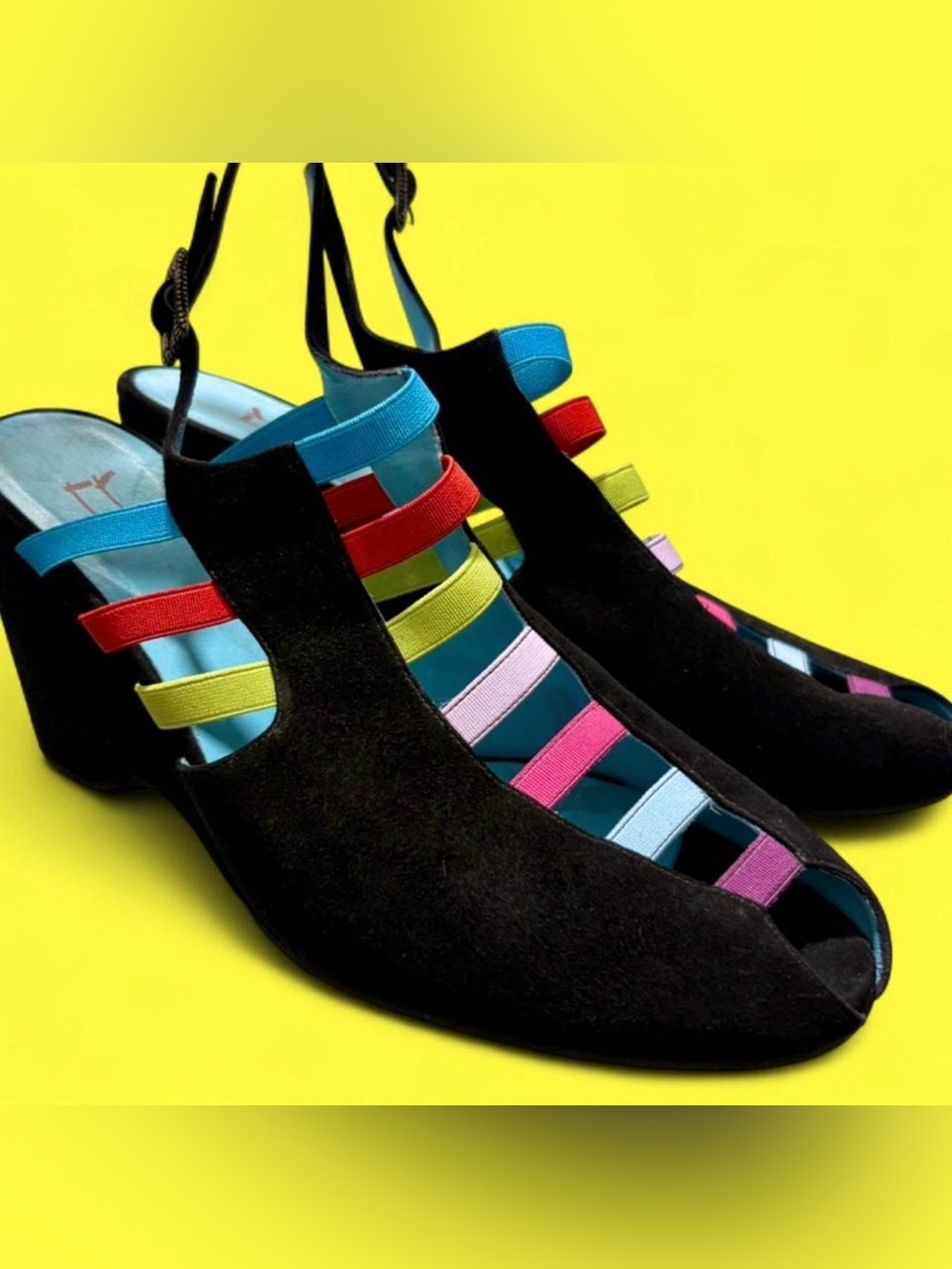 RARE Thierry Rabotin colorful shoes